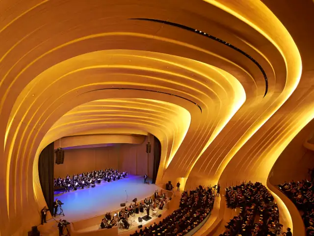Heyder Aliyev center interiors
